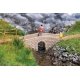 Small Stone Bridge -- Kit - 2-13/16 x 11/16 x 1′ 7.2 x 1.8 x 2.5cm, HO, Faller Gmbh 180866