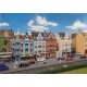 Beethovenstrasse Row of Downtown Structures -- Kit - 4 Structures, HO, Faller Gmbh 130701