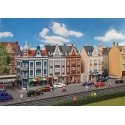 Beethovenstrasse Row of Downtown Structures -- Kit - 4 Structures, HO, Faller Gmbh 130701
