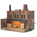 Morrison Door Factory - Built-&-Ready Landmark Structures(R) -- Assembled - 11-7/8 x 10-7/16 x 10, O, Woodland Scenics 5848