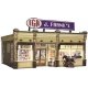 J. Frank′s Grocery - Built & Ready Landmark Structures(R) -- Assembled, O, Woodland Scenics 5851