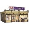 J. Frank′s Grocery - Built & Ready Landmark Structures(R) -- Assembled, O, Woodland Scenics 5851