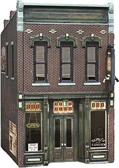 Built & Ready Landmark Structures(R) - Assembled -- Sally′s Tavern, O, Woodland Scenics 5850
