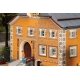 Traditional Engadine House -- Kit - 7-3/16 x 5 x 4-5/8′ 18.2 x 12.6 x 11.8cm, HO, Faller Gmbh 130661