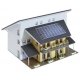Solar House -- Era III 7-7/8 x 7-13/16 x 4-13/16′ 20 x 19.9 x 12.2cm, HO, Faller Gmbh 130302