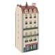 Six-Story Townhouse -- Kit - 4-1/8 x 4-3/8 x 10-9/16′ 10.5 x 11.1 x 26.8cm, HO, Faller Gmbh 130712