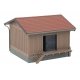 Small Wooden Freight Shed -- Kit - 3-3/16 x 3-3/16 x 2-5/16′ 8.1 x 8.2 x 5.9cm, HO, Faller Gmbh 120099