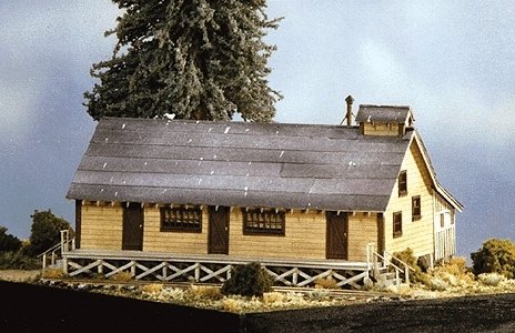 West Side Lumber Company Camp Reynolds Cookhouse -- 6-13/16 x 5′, HO, B.T.S. 27475