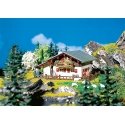 Large Mountain Chalet -- 5 x 3-3/4′ 12.7 x 9.3cm, HO, Faller Gmbh 130287