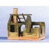 Military - Resin Structure Castings -- Destroyed Russian Farmhouse, HO, Trident Miniatures 99008