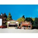 Concession Booths (Cookie & Fried Chicken Food Stands) -- Each: 2-1/8 x 3/4 x 1-1/2′ 5.3 x 1.8 x 3., N, Faller Gmbh 242321