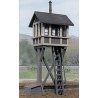 Elevated Crossing Shanty - Kit (Laser-Cut Wood & Card) -- Footprint: 9 x 9′ 2.7 x 2.7m Scale, O, B.T.S. 17505