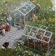 Greenhouses - Kit -- Each measures: 1-9/16 x 1 x 1-1/4′ 4 x 2.5 x 3.1cm pkg(2), HO, Busch Gmbh & Co Kg 1400