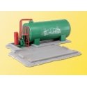 Schwarz Concrete Works Fuel Tank -- 4-3/8 x 4-1/8 x 1-9/16′ 11 x 10.5 x 4cm, HO, Kibri 39932