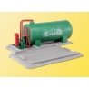 Schwarz Concrete Works Fuel Tank -- 4-3/8 x 4-1/8 x 1-9/16′ 11 x 10.5 x 4cm, HO, Kibri 39932