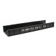 Decorated Plate Girder Bridge w/Code 100 Track -- Pennsylvania Railroad (black, whit, HO, Atlas Model Railroad Co. 70000003