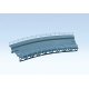 Bridge Track Bed for Marklin C-Track -- Curved - 17-1/2′ 43.7cm Radius (Use w/470, 471 Sold Separa, HO, Faller Gmbh 120476