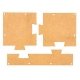 Building Base Plates - Goldbeck Modular Building Component -- Basic Set Matches Those in Main Build, HO, Faller Gmbh 180889