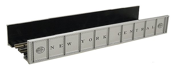 Decorated Code 80 Plate-Girder Bridge -- New York Central (silver, black), N, Atlas Model Railroad Co. 2551