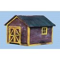 Section Car Toolhouse -- 2-1/8 x 1-3/4′ 5.3 x 4.4cm, HO, Blair Line 175