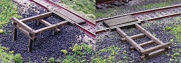 Handcar Set-off Laser Cut Wood Kit pkg(3) -- 1-13/16 x 1-1/4′ 4.6 x 3.2cm, N, Blair Line 24