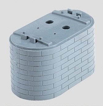 Bridge Pillar pkg(2) -- 1-3/16′ 3cm, HO, Marklin, Inc 7253