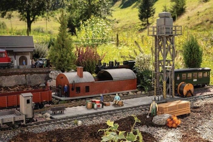 Sand House and Sanding Tower -- Kit, G, Pola 331182