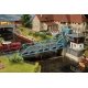 Motorized Folding Bascule Bridge -- Kit - 15-11/16 x 6-7/16 x 5-9/16′ 39.9 x 16.4 x 14.1cm, HO, Faller Gmbh 120506