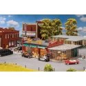 Rock Cafe -- Kit - 10-3/16 x 6-1/8 x 4-1/16′ 25.9 x 15.4 x 10.4cm, HO, Faller Gmbh 130149