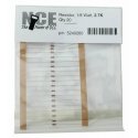 2700 Ohm Resistor -- 1/8 Watt pkg(20), ALL, NCE Corporation 260