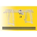 Wasel Gantry Crane -- Kit - 17-5/16 x 6-11/16 x 7-1/16′ 44 x 17 x 18cm, HO, Kibri 38531