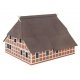 Altlander House -- Weathered Kit - 6 x 4-7/8 x 3-13/16′ 15.2 x 12.4 x 9.7cm, HO, Faller Gmbh 130581
