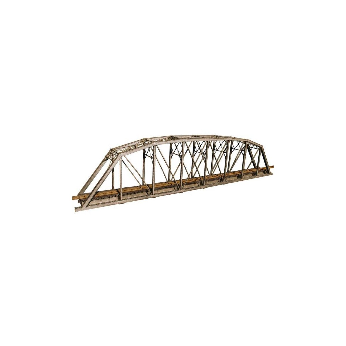 200` Single-Track Heavy-Duty Laced-Parker-Truss Bridge -- Kit - 28-1/4 x 3` 71.8 x 7.6cm, HO, Central Valley 1901