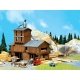 Sawmill - Weathered Model -- 6-13/16 x 5 x 6′ 17 x 10 x 15cm, N, Faller Gmbh 222181