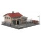 Industrial Estate Set -- Kit - Includes Car Dealership, Car Wash, Garage, Scrapyard w/Fence, HO, Faller Gmbh 190086