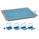Action Set - Kit -- Leisure Swimming Pool, Pavilion & Playground, HO, Faller Gmbh 190136