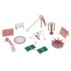 Action Set - Kit -- Leisure Swimming Pool, Pavilion & Playground, HO, Faller Gmbh 190136