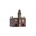 Firehouse - Built-&-Ready Landmark Structures(R) -- Assembled - 3-19/32 x 3-7/32′ 9.1 x 8.2cm, N, Woodland Scenics 4934