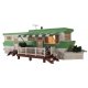 Grillin` & Chillin` Trailer w/Lights - Built-&-Ready(R) Landmark Structure(R) -- Assembled - 5-3, HO, Woodland Scenics 5060
