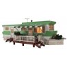 Grillin` & Chillin` Trailer w/Lights - Built-&-Ready(R) Landmark Structure(R) -- Assembled - 5-3, HO, Woodland Scenics 5060
