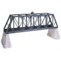 Through-Truss Bridge -- Kit - 26-1/8 x 7-1/2 x 12-1/2′ 66.4 x 19.1 x 31.8cm, O, Lionel 2130130