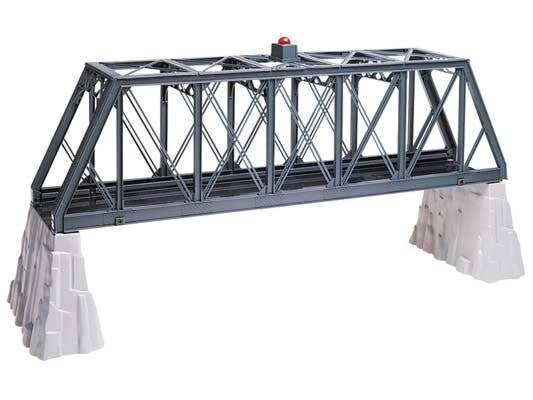 Through-Truss Bridge -- Kit - 26-1/8 x 7-1/2 x 12-1/2′ 66.4 x 19.1 x 31.8cm, O, Lionel 2130130