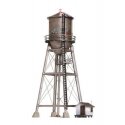 Rustic Water Tower - Built-&-Ready(R) Landmark Structure -- Assembled 2 1/8 x 2 17/32 x 5 1/2′ , N, Woodland Scenics 4954