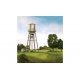 Rustic Water Tower - Built-&-Ready(R) Landmark Structure -- Assembled 2 1/8 x 2 17/32 x 5 1/2′ , N, Woodland Scenics 4954