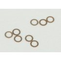 Thrust Washers -- 2.0mm Inside Diameter, 3.0mm Outside Diameter, .010′ Thickness, Bronze Meta, ALL, Northwest Short Line 1084