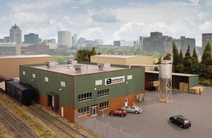 Modern Furniture Factory -- Kit, HO, Walthers Cornerstone 4108