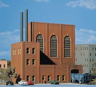 Modular Building Systems Complete Kits -- The Powerhouse - 11-1/4 x 5-3/4′ 29.8 x 14, HO, Design Preservation Models 35600