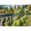Val Tuoi Viaduct Set -- Kit - 46 x 3.2 x 8cm, N, Faller Gmbh 222597
