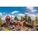 Engine House with Servicing Buildings - Action Set -- Kit Includes Brick Enginehouse, Water Tank, G, HO, Faller Gmbh 190140