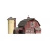 Old Weathered Barn - Built-&-Ready(R) Landmark Structures(R) -- Assembled - 3-3/16 x 4-1/4 x 2-11, N, Woodland Scenics 4932